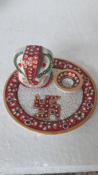Marble Pooja Thali 03