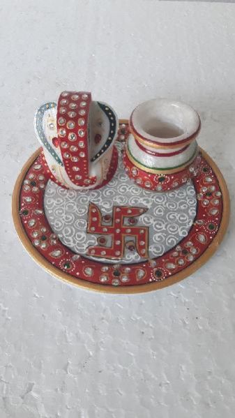 Marble Pooja Thali 04