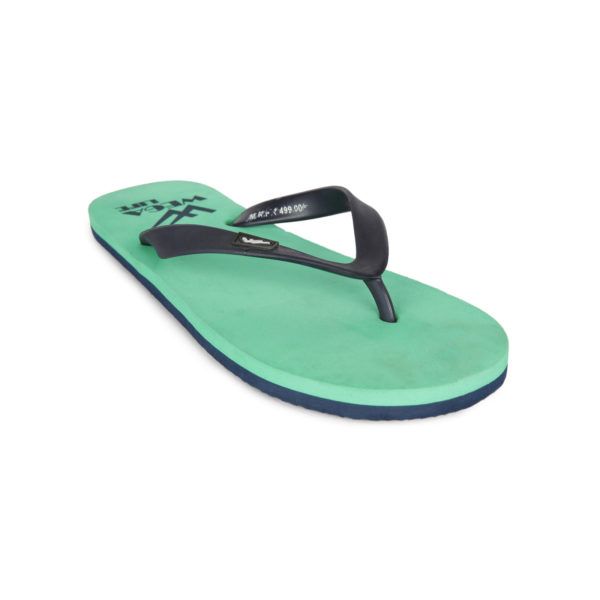 Black & Green Mens Slipper