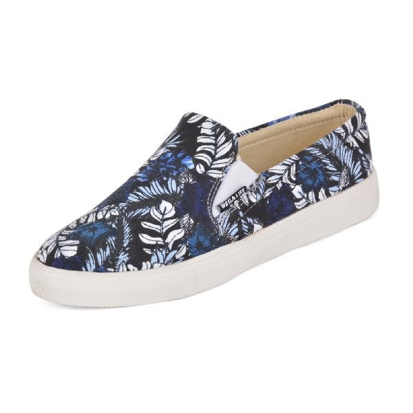 Printed Black Ladies Sneaker