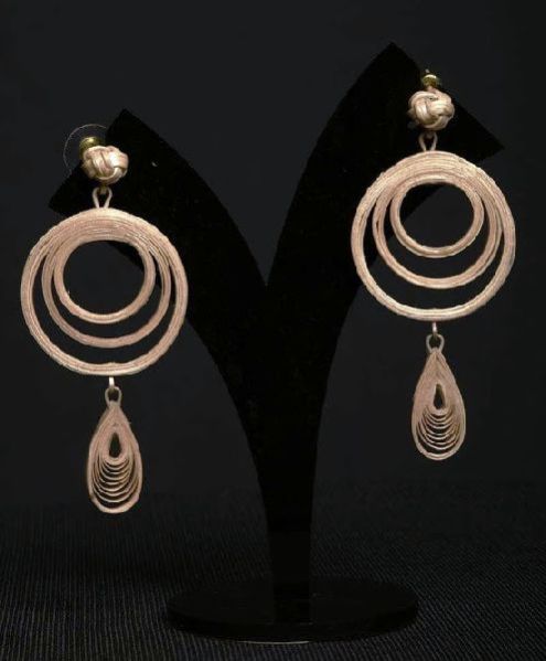 Unique Handmade Cane and Bamboo Earings