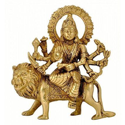 Brass Durga Mata Statue 01