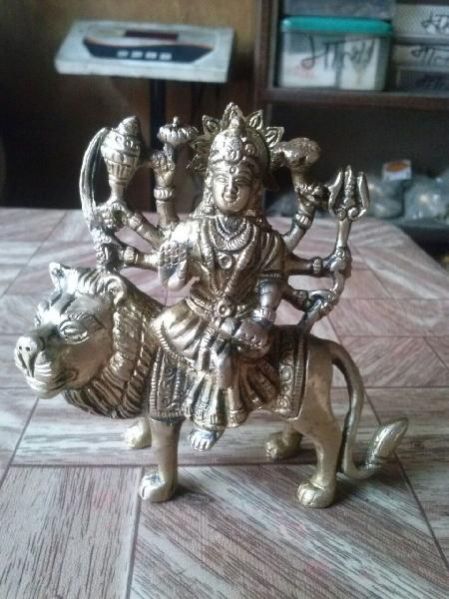 Brass Durga Mata Statue 03