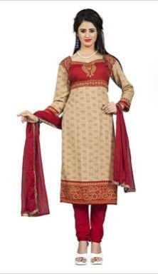 Printed Unstitched Suit 04