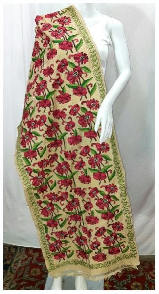 Kantha Stitch Dupatta 01