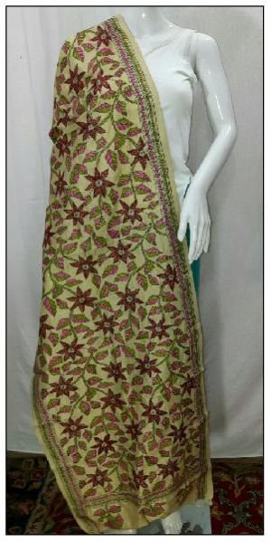 Kantha Stitch Dupatta 02
