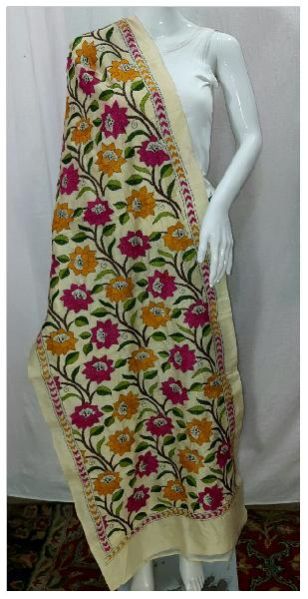 Kantha Stitch Dupatta 04