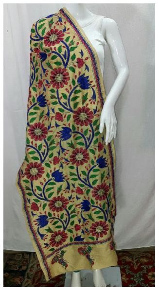Kantha Stitch Dupatta 07