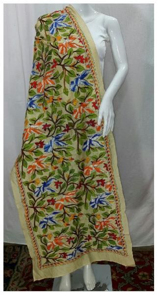 Kantha Stitch Dupatta 12