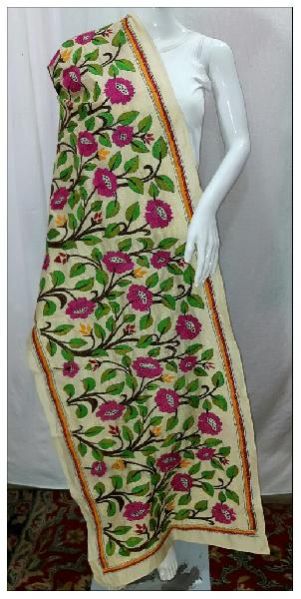 Kantha Stitch Dupatta 13