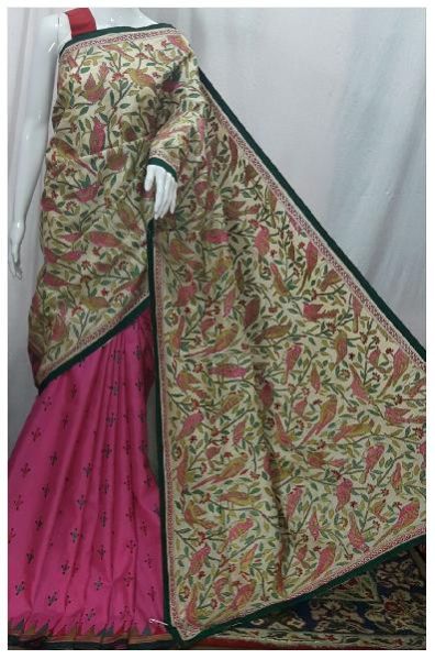 Kantha Stitch Saree 06