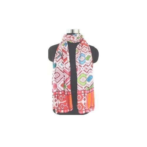 Printed Cotton Scarf 04