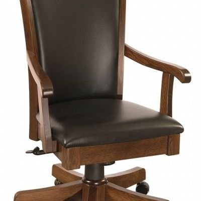Wooden Office Chair 01