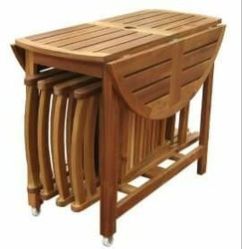 Wooden Tea Table 01