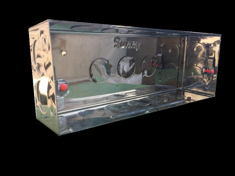 Stainless Steel Concealed 6 Boxes