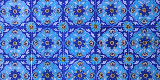 Blue Pottery Tile 01