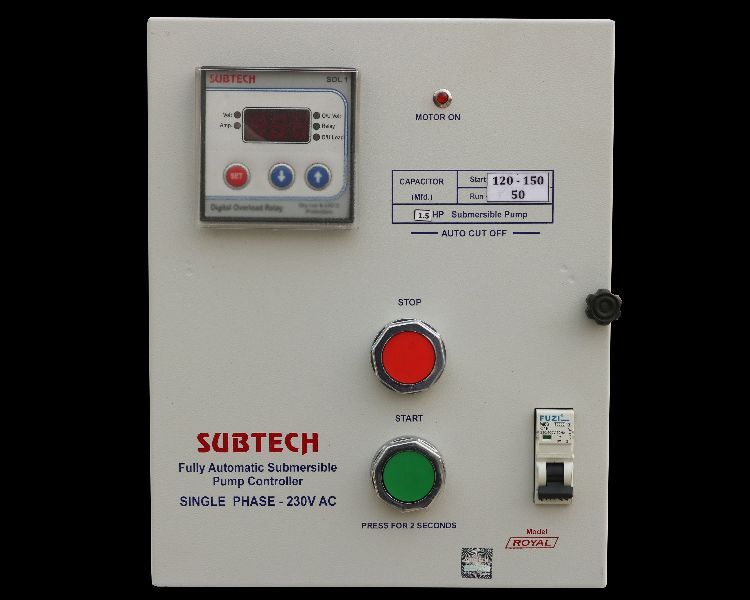 Royal Single Phase Motor Starter Control Panel
