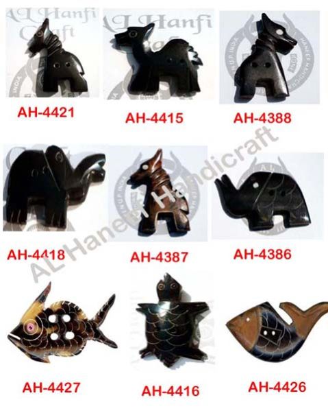 Fancy Horn Button 01