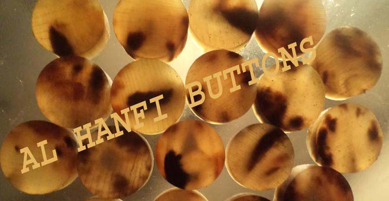 Ox Horn Blank Button 04