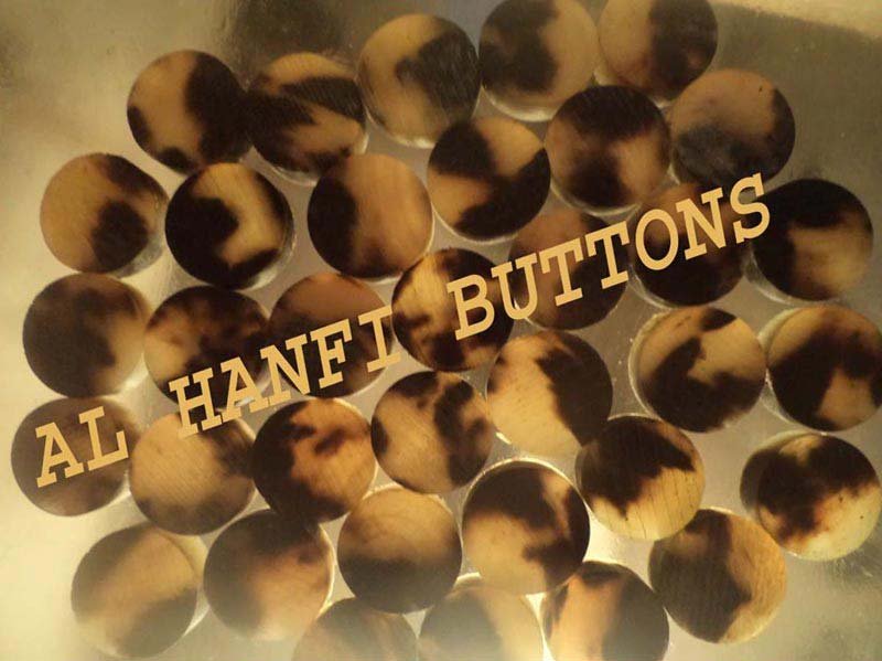 Ox Horn Blank Button 03