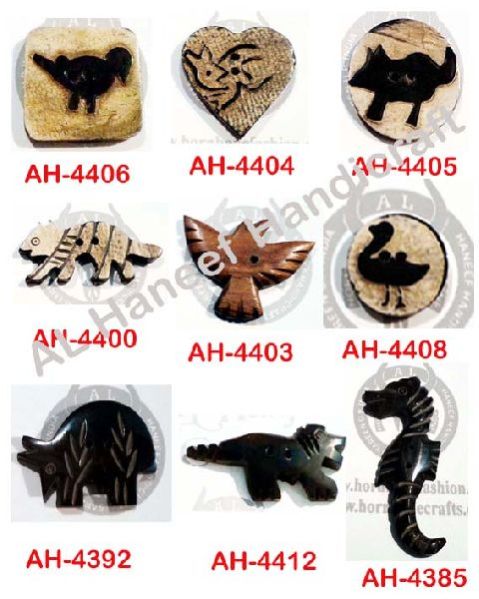 Fancy Horn Button 07