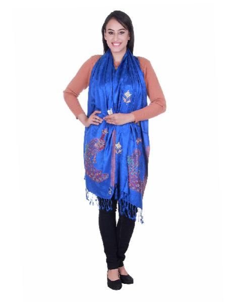 Embroidered Viscose Stole 06