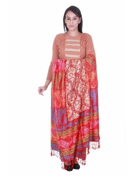 Embroidered Viscose Stole 10