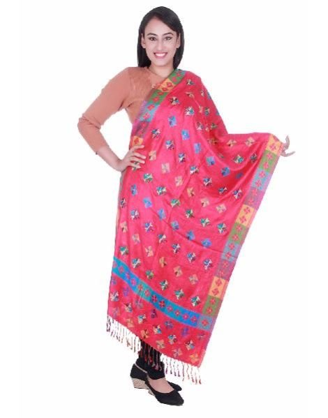 Embroidered Viscose Stole 17