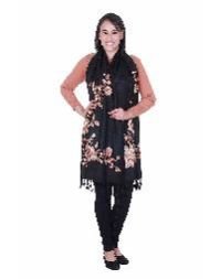 Embroidered Viscose Stole 42