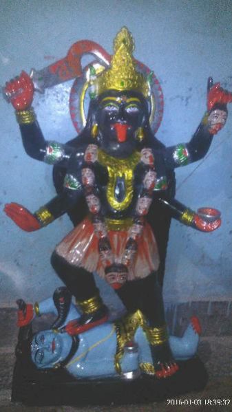 Black Stone Kali Mata Statue 02