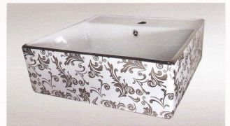 Ceramic Table Top Wash Basin (TOYO 511 Silver)