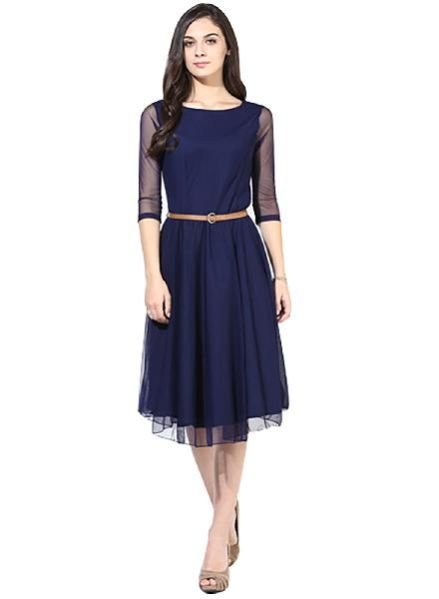 D-02 Blue Moon Light Western Dress