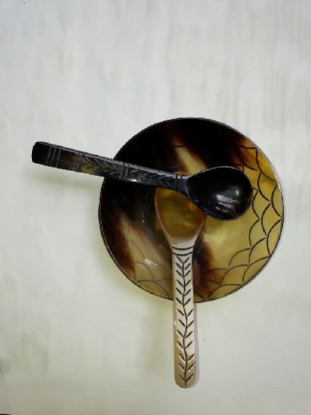 Horn Bowl & Spoon Set 01