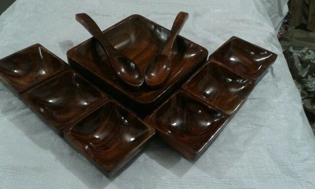Wooden Dinner Set 01