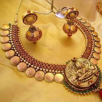 Behsoko Imitation Gold Traditional Necklace Set 08