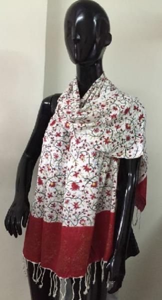 Hand Block Printed Stole 02