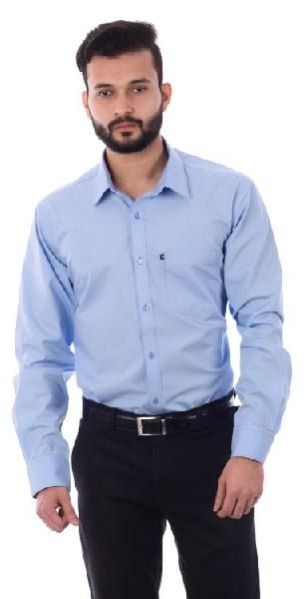 Mens Formal  Blue Shirt