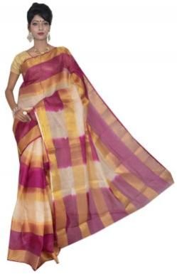 Purple Manipuri Kota Cotton Saree