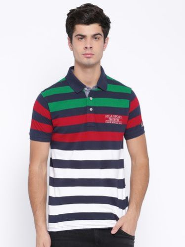 Mens Striped Polo T-Shirt 05
