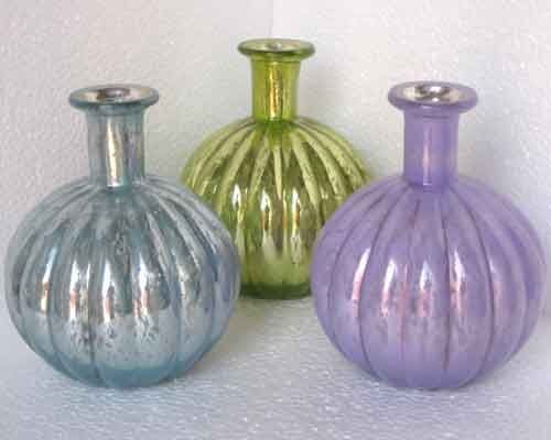 Glass Hurricane Candle Holder 05
