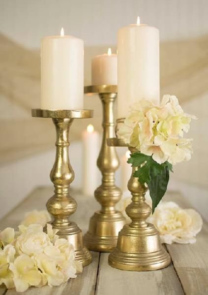 Glass Pillar Candle Holder 04