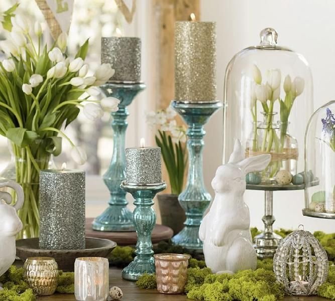 Glass Pillar Candle Holder 06