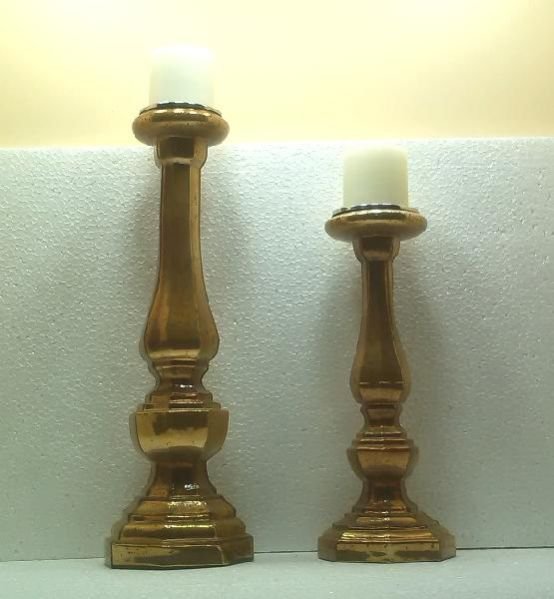 Glass Pillar Candle Holder 15