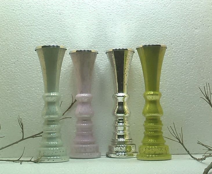 Glass Pillar Candle Holder 25