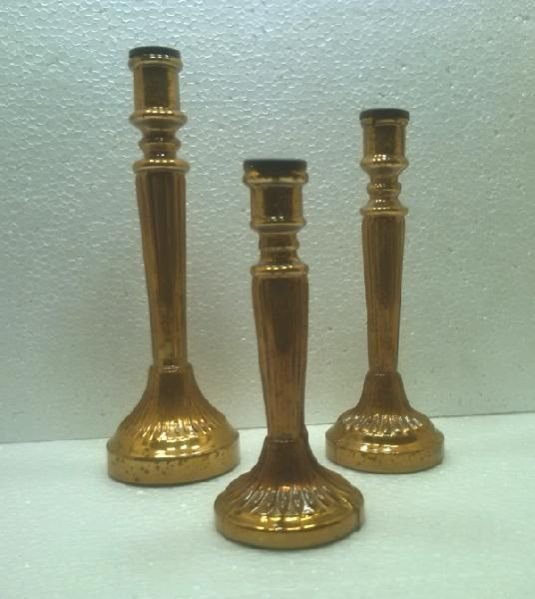 Glass Pillar Candle Holder 35