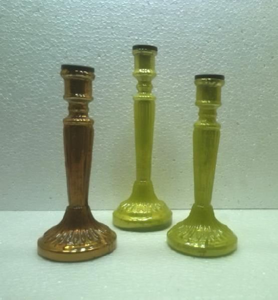 Glass Pillar Candle Holder 36