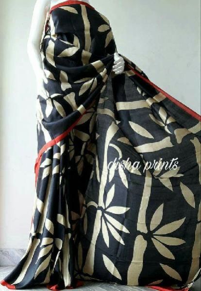 Hand Block Printed Saree 02