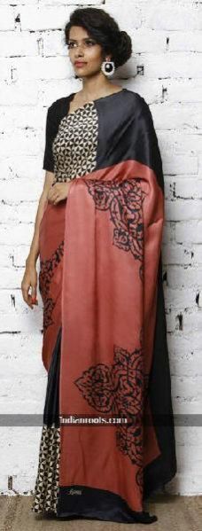 Hand Block Printed Saree 11