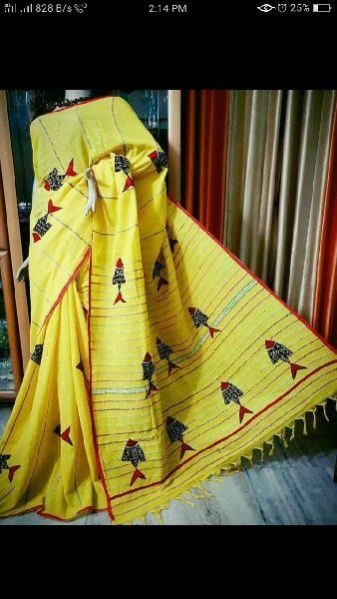 Khadi Saree With Blouse 07