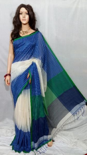 Khadi Saree With Blouse 03